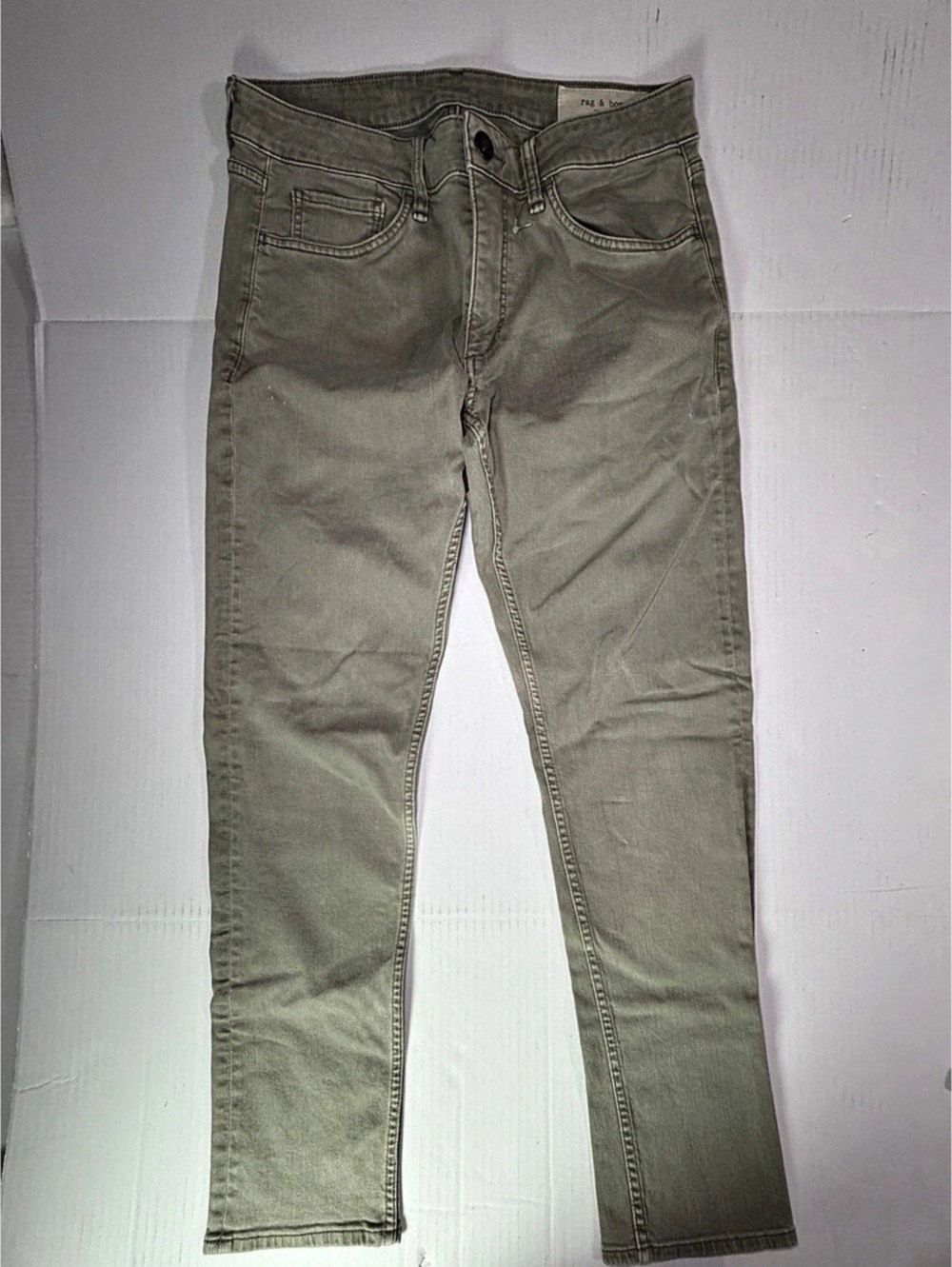 rag & bone fit 3 athletic Jeans in beige Waist 32